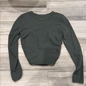 Lululemon Dark Green Long Sleeve Women's Top